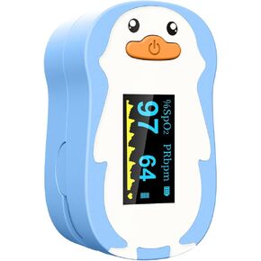 Pulse Oximeter for Kids, Vibeat Fingertip Blood Oxygen Meter with Smart Reminder for Children, Home Oximeter Finger with Pulse, Batteries & Lanyard Included, FSA/HSA Eligible, Pink in Saudi Arabia