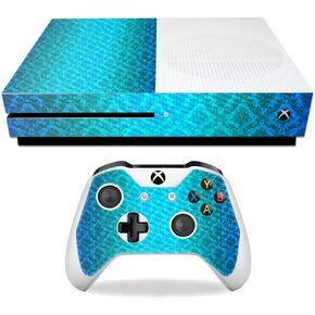Mayyskins Carbon Carbon Skin for Microsoft Xbox One S - Purple Style | واقي ، دائم من ألياف الكربون المحكم | من السهل تطبيق الأنماط وإزالتها وتغييرها | صنع في الولايات المتحدة in Kuwait