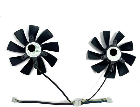 مروحة التبريد 100 مم gaa8s2u ga91s2u rx5700 xt rx5600 Xt GPU مروحة متوافقة مع RX 590 GME RX 5500 XT RX 5700 XT RX5600 XT plus in Saudi Arabia