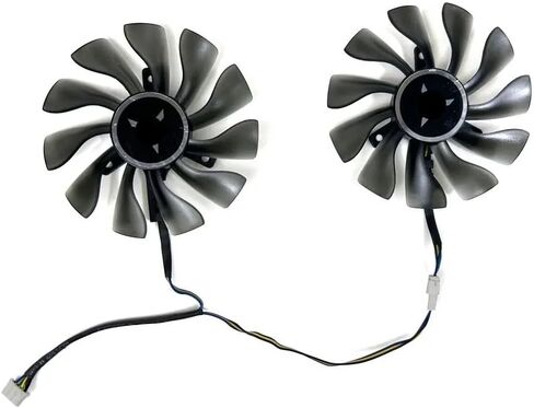 مروحة التبريد 85 مم 4Pin FDC10U12S9-C 12V RTX2060 GTX1660S مروحة رسومات متوافقة مع GTX1660 Super RTX2060 RX5500XT RX5600XT GPU مروحة in Kuwait