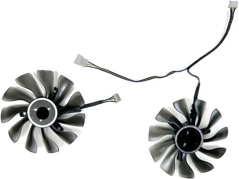 مروحة التبريد 85 مم 4Pin FDC10U12S9-C 12V RTX2060 GTX1660S مروحة رسومات متوافقة مع GTX1660 Super RTX2060 RX5500XT RX5600XT GPU مروحة in Kuwait