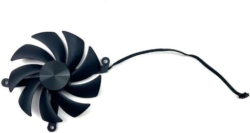 98mm 4pin CF1015U12D RTX4090 GPU FAN DC 12V 0.55A مناسب مع مراوح تبريد بطاقة الرسومات (3pcs) in Kuwait