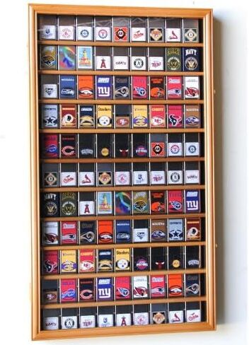 99 Zippo Lighter Display Case Cabinet Holder Wall Rack w/ UV Protection -Black in Saudi Arabia