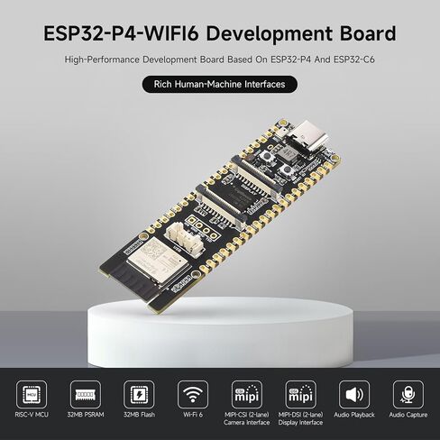 Waveshare ESP32-P4-WIFI6 High-Performance Development Board, Based On ESP32-P4 and ESP32-C6, Supports Wi-Fi 6 and Bluetooth 5/BLE, with Pre-soldered Headers in Saudi Arabia