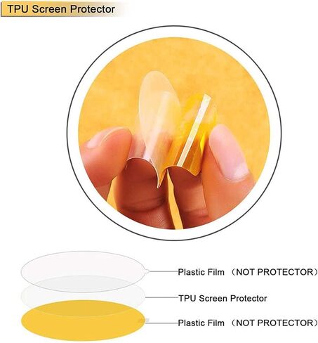متوافق مع واقي شاشة الساعات الذكي Obkbo ، Lamshaw [6 Pack] تغطية كاملة TPU Clear Film متوافقة مع Obkbo Smart Watch ، 1.69 "HD LCD Smart Watch (6 حزمة) in Saudi Arabia