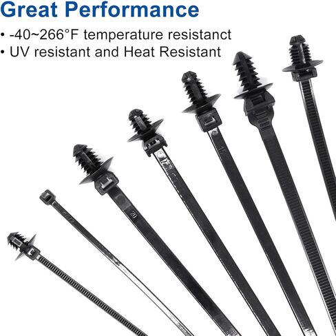 100pcs mount mount cable zip tie reforment ، 7 شهيرة ذات حجم شعبي نايلون قفل الأشرطة ذات الرمز البريدي النايلون الثقيلة للإلكترونية الداخلية والخارجية والسيارات والبناء in Kuwait