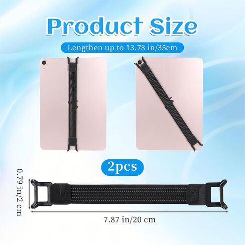 4pcs حامل أمان الهاتف المحمول حامل اليد 7.8 ''-13''Universal هاتف الكمبيوتر اللوحي الأمان يدوي قبضة القبضة المضادة للرسوم المرنة حزمة حزمة الحزمة عالية المرونة لجهاز الكمبيوتر اللوحي in Saudi Arabia