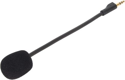 Gonetre Mic Replacement 3.5mm Rotatable Gold Plated Plug Flexible Detachable Game Microphone Compatible with G PRO G PRO X Gaming Headset ABS Sponge Omnidirectional in Saudi Arabia