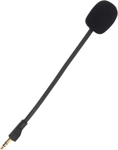 Gonetre Mic Replacement 3.5mm Rotatable Gold Plated Plug Flexible Detachable Game Microphone Compatible with G PRO G PRO X Gaming Headset ABS Sponge Omnidirectional in Saudi Arabia