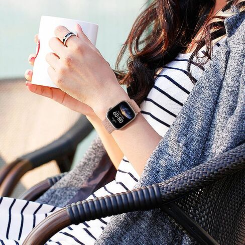 5 pack Stretchy Braided Solo Loop Compatible with Apple Watch Bands 38mm 40mm 41mm 42mm 44mm 45mm 49mm for Women,Elastic Nylon Adjustable Sport bands for iWatch Series 10 9 8 7 6 5 4 3 SE Ultra in Kuwait