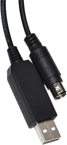 FT232RL CHIP USB to MINI DIN 5PIN MD5 Male RS232 Converter Serial PLC Programming Communication Cable for PLC(5m) in Saudi Arabia
