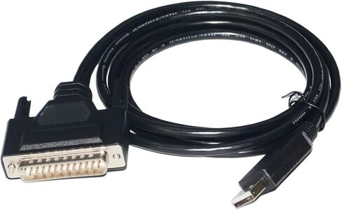 FT232RL رقاقة USB إلى D-SUB DB25 ذكر RS232 كبل الاتصال التسلسلي لمكبر صوت استرداد الإشارة إلى الكمبيوتر الشخصي (1.8 م) in Saudi Arabia