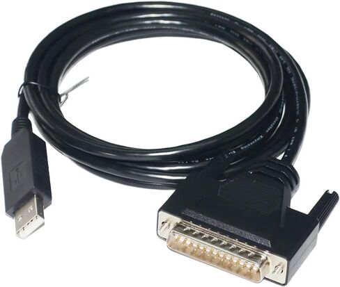 FT232RL رقاقة USB إلى D-SUB DB25 ذكر RS232 كبل الاتصال التسلسلي لمكبر صوت استرداد الإشارة إلى الكمبيوتر الشخصي (1.8 م) in Saudi Arabia