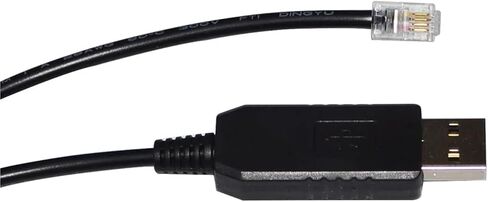 Gemini-1 Gemini-2 RS232 كابل الاتصال التسلسلي مع رقاقة USB إلى RJ22 4P4C RG12 6C6P إلى PC Kable (1.8M ، USB إلى RJ22 4P4C) in Saudi Arabia