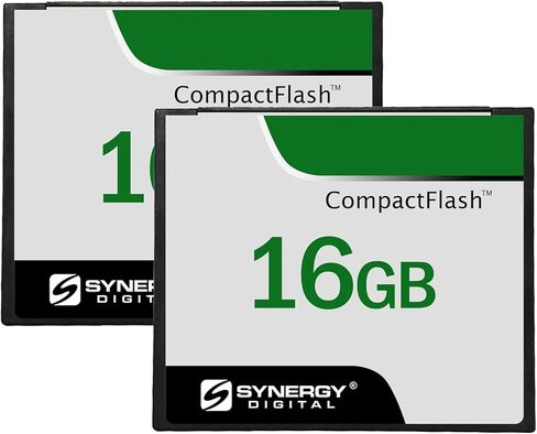 Synergy Digital 16GB Compact Flash Memory Cards, Compatible with Kodak DCS760 Digital Camera - 50MB/s - Pack of 2 in Saudi Arabia