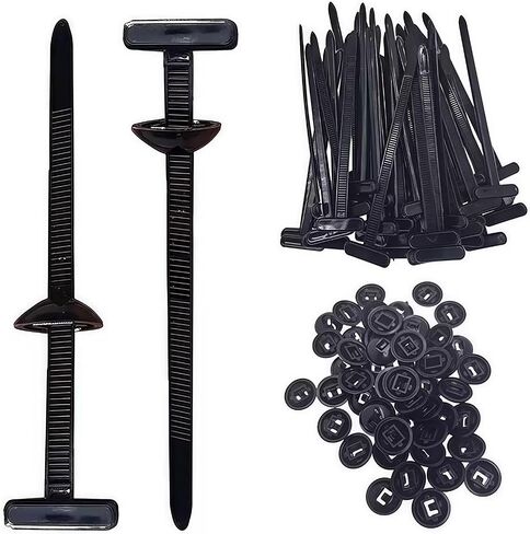 Multi-functional plastic cable tie tool with buckle,Heavy duty self-locking zipper tie holder,Multi-purpose automotive repair and daily use,Nylon Universal Cable Tie Buckle in Saudi Arabia
