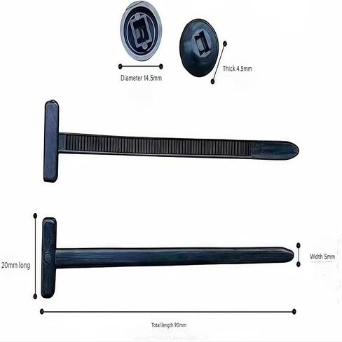 Multi-functional plastic cable tie tool with buckle,Heavy duty self-locking zipper tie holder,Multi-purpose automotive repair and daily use,Nylon Universal Cable Tie Buckle in Saudi Arabia