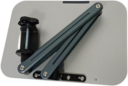 Monitor and Book Arm Stand, Height Adjustable with Gas Spring, 360° Swivel Clamp, 8.7 lbs Capacity, 86.4 cm Screen Support in Saudi Arabia