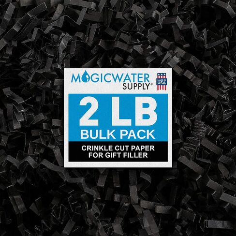 MagicWater Supply - 2 LB - Green - Crinkle Cut Paper Shred Filler great for Gift Wrapping, Basket Filling, Birthdays, Weddings, Anniversaries in Kuwait