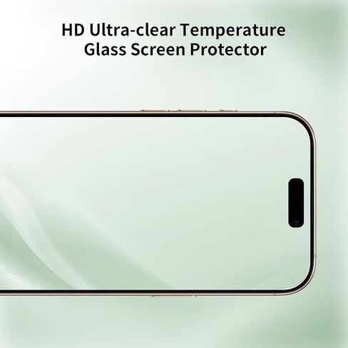 BLEUM CADE 3Pack Screen Protector for iPhone 16 Pro with Installation Frame, Anti-Fingerprint 9H Hardness Tempered Glass in Saudi Arabia