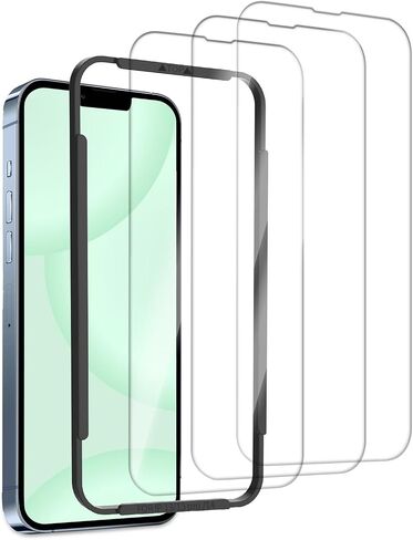 BLEUM CADE 3Pack Screen Protector for iPhone 16 Pro with Installation Frame, Anti-Fingerprint 9H Hardness Tempered Glass in Saudi Arabia