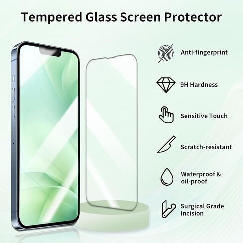 واقي شاشة Bleum Cade 3Pack لـ iPhone 16 Pro مع إطار التثبيت ، وضرب الصلابة 9H صلابة الزجاج in Saudi Arabia