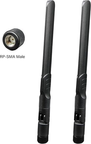 Wifi Bluetooth Antenna 2 Pack & Pigtain 2 Pack ، 5Ghz 2.4GHz M.2 NGFF WIFI HOTENNA 5DBI ، 8 بوصة RP SMA-Female إلى IPEX4/MHF4 كابل in Kuwait