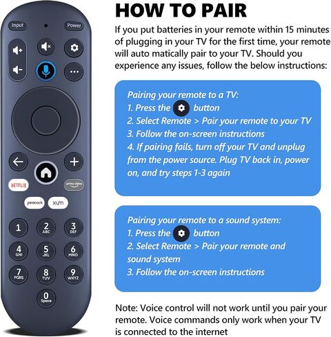 PZL استبدال الصوت عن بعد اللاسلكي 4K UHD SMART SPECTRUM TV XUMO BOX in Saudi Arabia