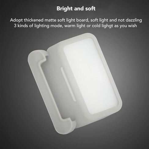 LED Video Light ، L375 L375 Lighting Tricolor Dimmable مع مربع شحن 1500 مللي أمبير في الساعة ، كاميرا Mini Portable Type C تعبئة الضوء ، لـ OM5 ، 4 ، 4 SE ، للصورة ، الحركة ، الحياة الساكنة ، المدونة ، تبادل لاطلاق النار in Kuwait