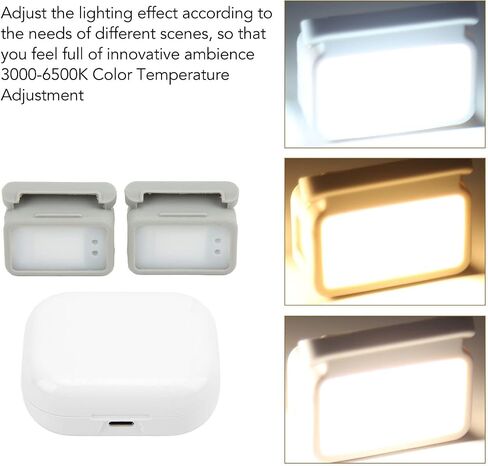 LED Video Light ، L375 L375 Lighting Tricolor Dimmable مع مربع شحن 1500 مللي أمبير في الساعة ، كاميرا Mini Portable Type C تعبئة الضوء ، لـ OM5 ، 4 ، 4 SE ، للصورة ، الحركة ، الحياة الساكنة ، المدونة ، تبادل لاطلاق النار in Kuwait