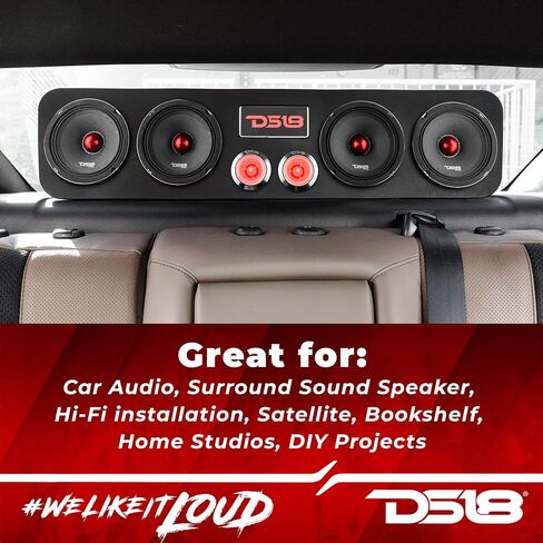 DS18 PRO-X5.4BM-5.25 "مكبرات صوت متوسطة المدى رصاصة-150 واط RMS 300 واط كحد أقصى ، 4 أوم-2 مكبرات صوت in Kuwait