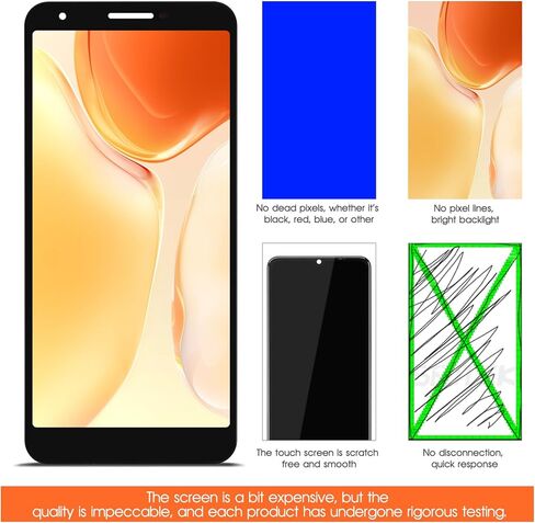 استبدال شاشة Google Pixel 3A XL لـ Google Pixel 3A XL LCD Display G020C و G020G و G020F إصلاح مجموعة أرقام اللمس in Saudi Arabia