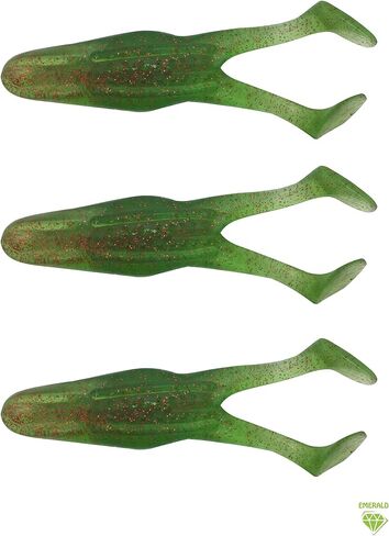 Paddle Toad Frog Soft Plastic 1/2oz 4.13" Fishing Lure - Pack of 3 in Saudi Arabia