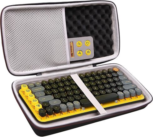 LTGEM CASE متوافقة مع Logitech Pop Icon Combo/Pop Keys Mechanical Keyys and Mouse ، Purple (Case فقط) in Kuwait