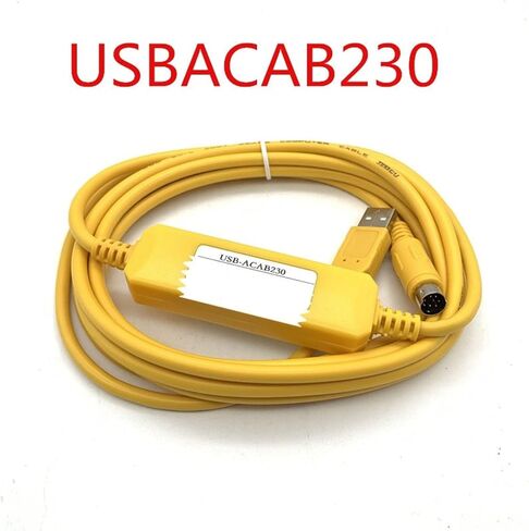 1PCS USBACAB230 PLC برمجة كابل USB إلى محول RS232 لمحول USB-DVP es Ex EH EC SV SS Series Cable in Saudi Arabia