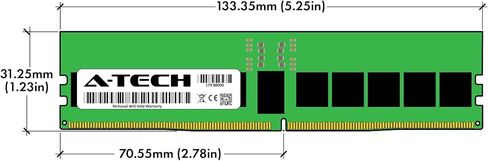 A-Tech 192GB Kit (6x32GB) RAM لـ Lenovo ThinkSystem SR630 V3 ، SR650 V3 | DDR5 4800MHz PC5-38400 EC8 RDIMM 1RX4 ECC ترقية ذاكرة الخادم المسجلة in Kuwait
