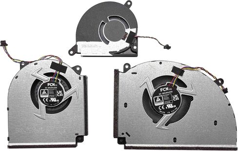 Bestparts CPU جديدة+استبدال مروحة التبريد GPU لعام 2023 ASUS ROG STRIX G18 G814 ، G814JI G814JU G814JV G814JZ ، P/N: 13NR0D90P08011 13NR0C0P04011 13NR0D90P09011 in Saudi Arabia
