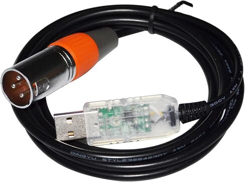 FT232RL USB إلى XLR 3PIN محول محول الذكور RS485 كبل التسلسلي لجهاز معالجة الصوت DPA-A DPA240P DPA260P (5M ، اللون B) in Saudi Arabia