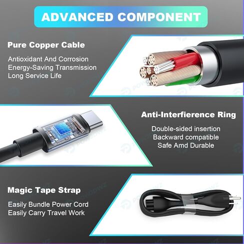 130W ETL USB Type C Captop Charger متوافق مع Dell XPS 15 17 9500 9510 9520 9530 9700 9710 9720 2IN1 ، Precision 5550 5560 5530 5570 5470 5480 5760 ، Latitud in Kuwait