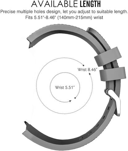 Compatible for SUUNTO Vertical Bands, 22mm Classic Silicone Replacement Straps Compatible for Compatible for SUUNTO Vertical / 9 Peak/Peak Pro / 5 Peak in Saudi Arabia