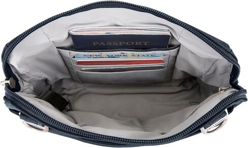 Travelon Women's Classic Convertible Crossbody & Waist Pack, Black, 8 x 7 x 2 in Kuwait