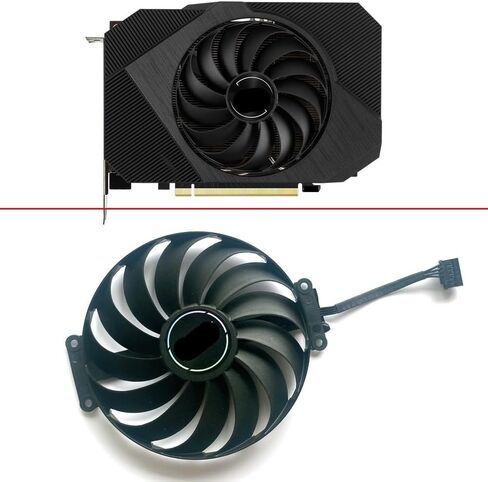 95 مم PLD10010B12HH T129215SU DC12V 6PIN مروحة الرسومات متوافقة مع GTX 1650 PH-GTX1650-O4GD6-P التبريد in Saudi Arabia