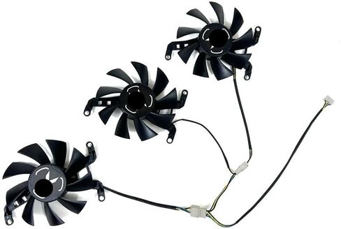 Cooling Fan 75MM 4PIN Compatible with RX 6650XT OC V2 RX6600 XT Video Card Fan in Saudi Arabia