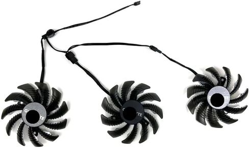 Cooling Fan 78MM 4PIN PLD08010S12HH GA81S2U Compatible with RX 5500 5600 5700 XT Graphics Card Fan in Saudi Arabia
