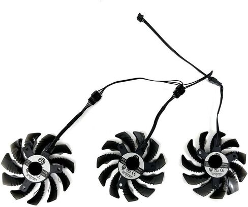 Cooling Fan 78MM 4PIN PLD08010S12HH GA81S2U Compatible with RX 5500 5600 5700 XT Graphics Card Fan in Saudi Arabia