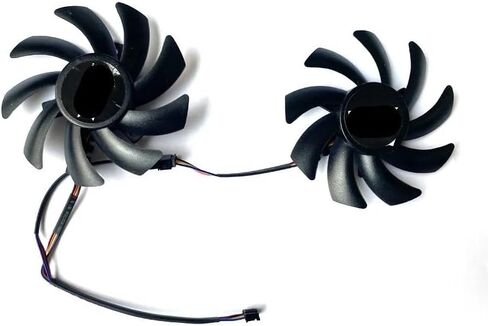 Cooling Fan FD7010H12S 85MM 4PIN Graphics Fan Compatible with R9 390/390X 8G RX480 RX470 R9 270X 280X HD7870 Cooler Fans(FDC10H12S9-C) in Saudi Arabia