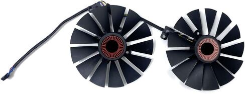 95MM T129215SU FD10015H12S 5Pin Video Card Fan Compatible with Strix-R9 380 GTX970 980 980Ti Gaming Graphics Card Cooling Fan in Saudi Arabia