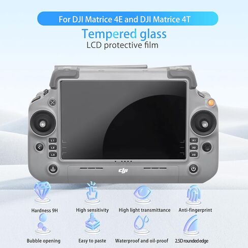 [3 حزمة] واقي الشاشة لـ DJI Matrice 4e/Matrice 4T ، فيلم حامي زجاجي HD عن بُعد HD ، صلابة 9H ، واقي فيلم زجاجي مقسى لـ DJI Matrice 4E/Matrice 4T Remote Control in Kuwait