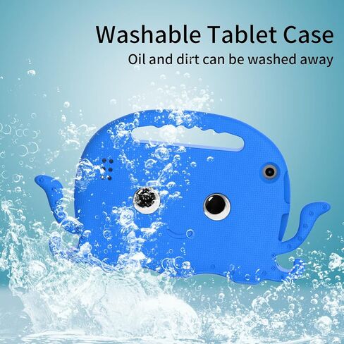 Travel on Tablet Case Compatible with Kids Compatible with Kindle Fire HD7 (2015/2017/2019) with Handle Bumper | Protective Stand Tablet Cover Compatible with Children E in Kuwait