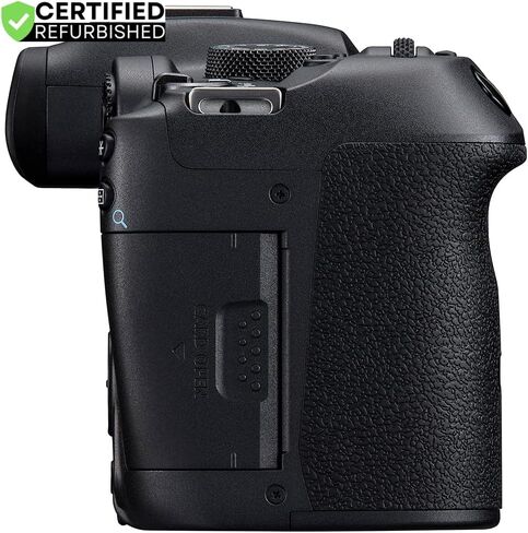 Canon EOS R7 Mirrorless APS-C كاميرا قابلة للتبديل (متجددة) | نموذج شريك Canon USA الرسمي | Body 5137C002 حزمة مع حقيبة التصوير الفوتوغرافي Deco Gear + 2x بطارية + 2x 64 جيجابايت من بطاقات الذاكرة in Saudi Arabia